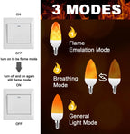 LED Flame Effect Light Bulb – Dynamic Fire Simulation for Home Decoration