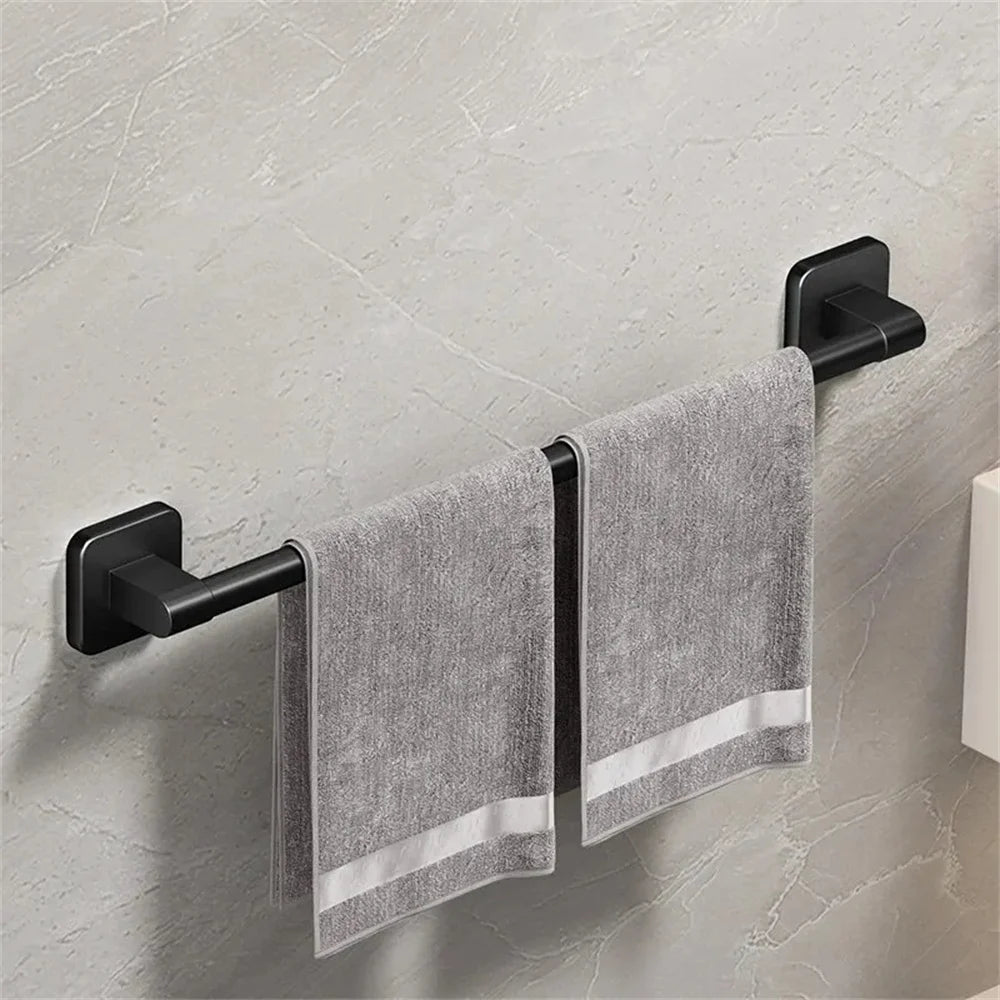 Wall Mounted Towel Rack – Stainless Steel Bathroom Storage for Home Organization