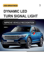 Dynamic LED Side Mirror Indicators – Sequential Blinker Lights for VW Tiguan