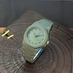 Arabic Numeral Quartz Watch – Minimalist Plastic Wristwatch for Men
