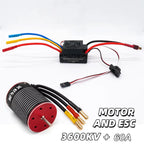 3650 Brushless Motor – Performance Upgrade for 1/10 Scale RC Crawler Trucks
