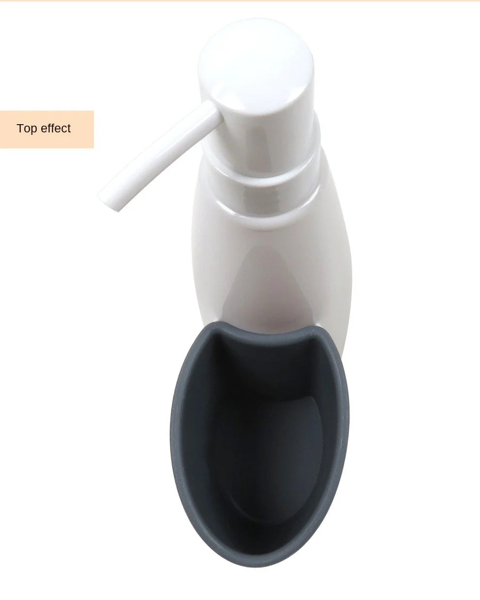 Soap Dispenser with Sponge Holder – 2-in-1 Kitchen Sink Organizer for Home