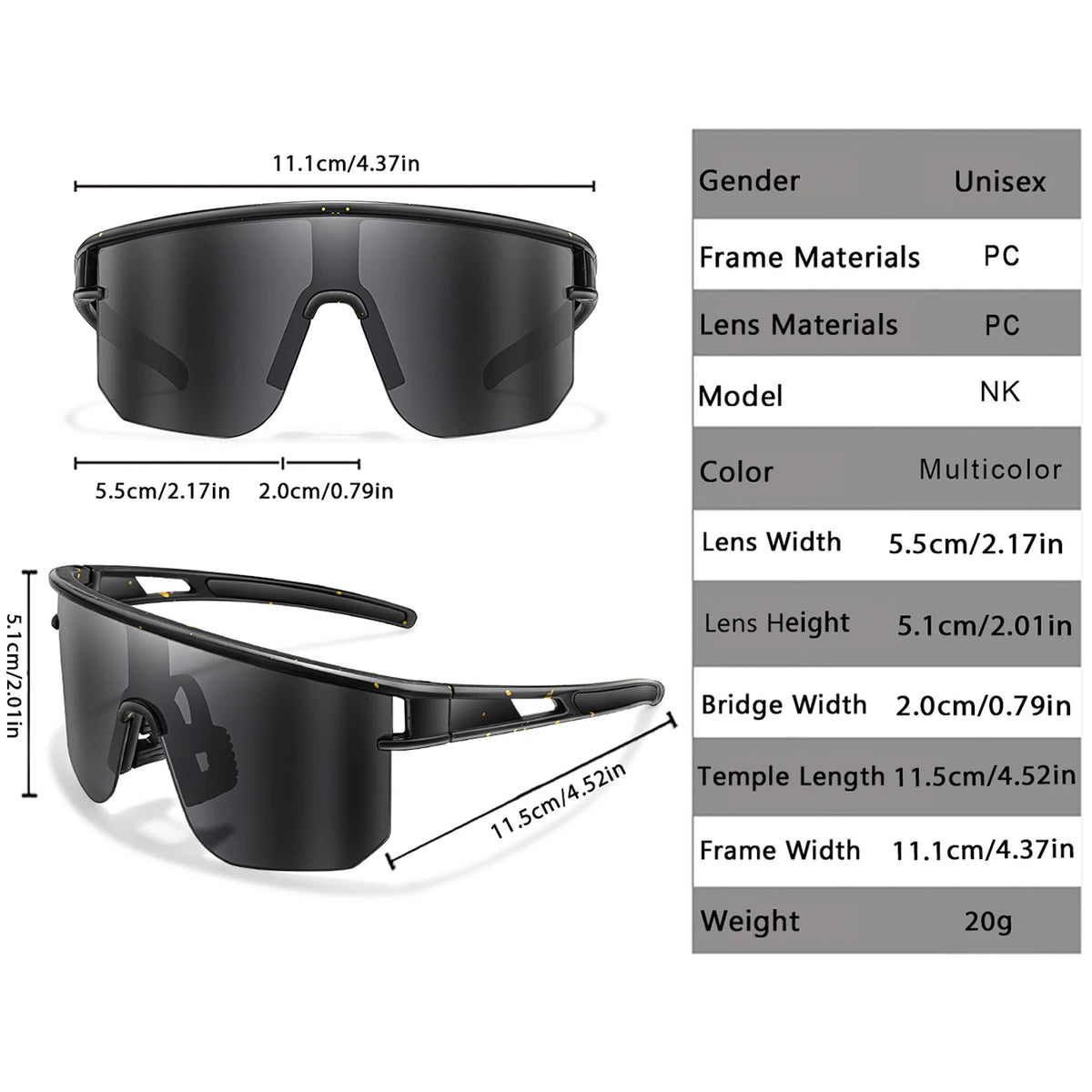 Kids Sport Cycling Sunglasses – UV400 Youth Eyewear for Outdoor Bike Baseball