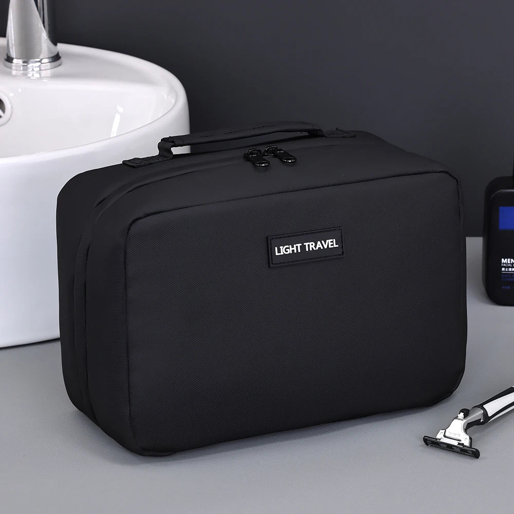 Large Waterproof Toiletry Bag – Portable Travel Organizer for Men and Women
