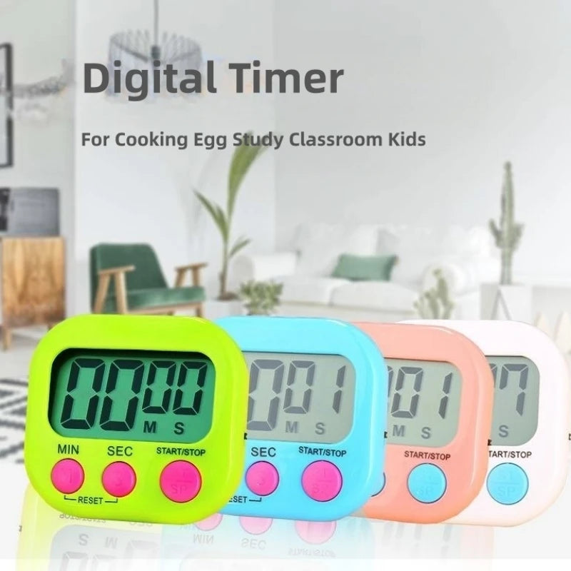 Digital Kitchen Timer – Magnetic Countdown Clock for Cooking and Classroom