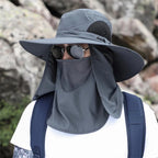 Adjustable Sun Protection Fishing Hat – Breathable Foldable Cap for Outdoor Hiking