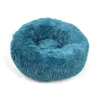Round Plush Pet Bed – Soft Warm Sleeping Mat for Large Dogs and Cats