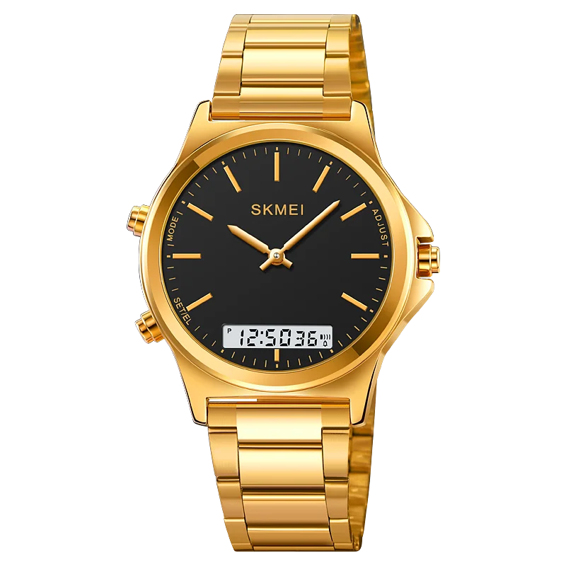 Digital Sport Watch – Waterproof Triple Time Display for Men
