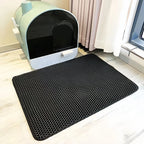 Large Waterproof EVA Cat Litter Mat – Double Layer Tray for Pet Hygiene
