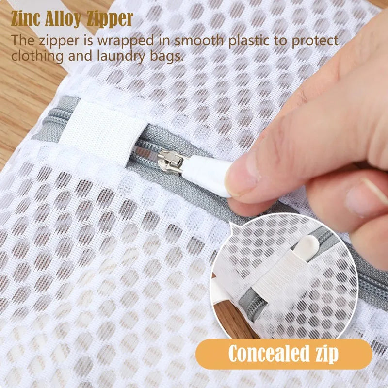Honeycomb Mesh Laundry Bags – Durable Net Fabric for Delicates and Travel