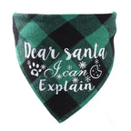 Cotton Triangle Pet Bandana – Adjustable Scarf Collar for Dogs and Cats