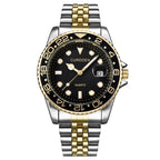 Golden Stainless Steel Quartz Watch – Elegant Analog Fashion for Women