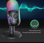 USB Gaming Microphone – Noise Cancelling Condenser for Podcast Recording