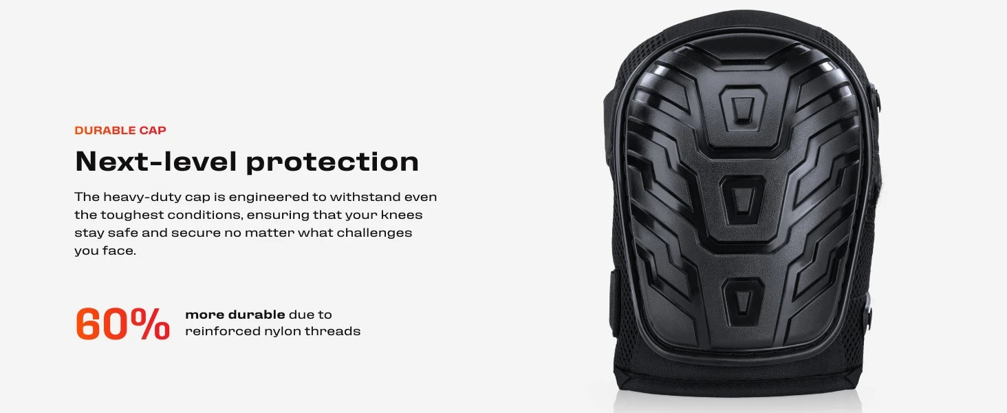 Heavy Duty EVA Foam Knee Pads – Gel Cushion for Construction and Gardening