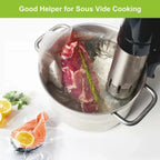 Embossed Vacuum Sealer Bags – Food Preservation Rolls for Sous Vide Cooking