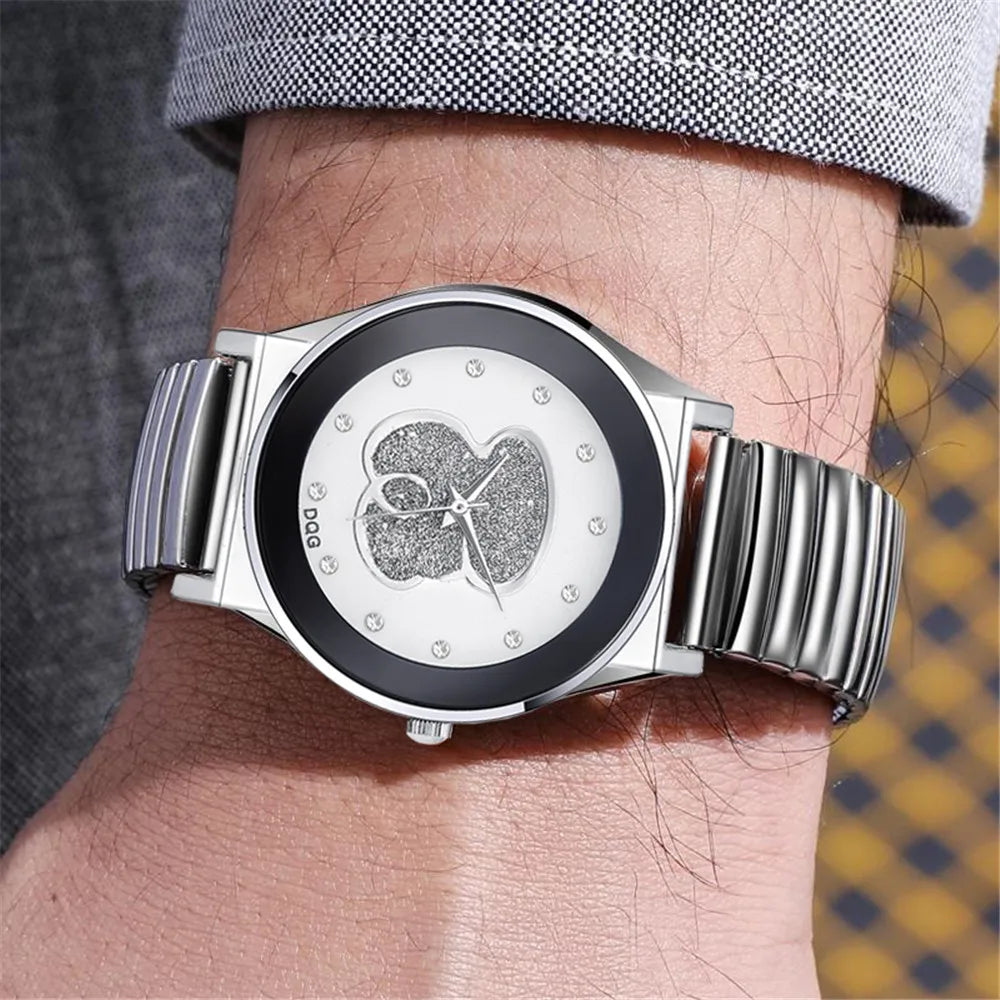 Bear Diamond Quartz Watch – Elegant Minimalist Wristwear for Women