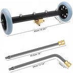 High Pressure Car Chassis Cleaner – 16 Inch Water Broom with Extensions