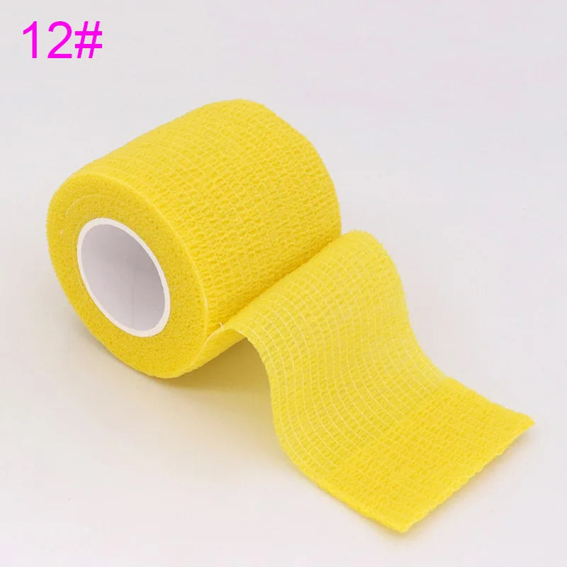 Self-Adhesive Elastic Athletic Tape – Sports Support Wrap for Gym and Injury Recovery