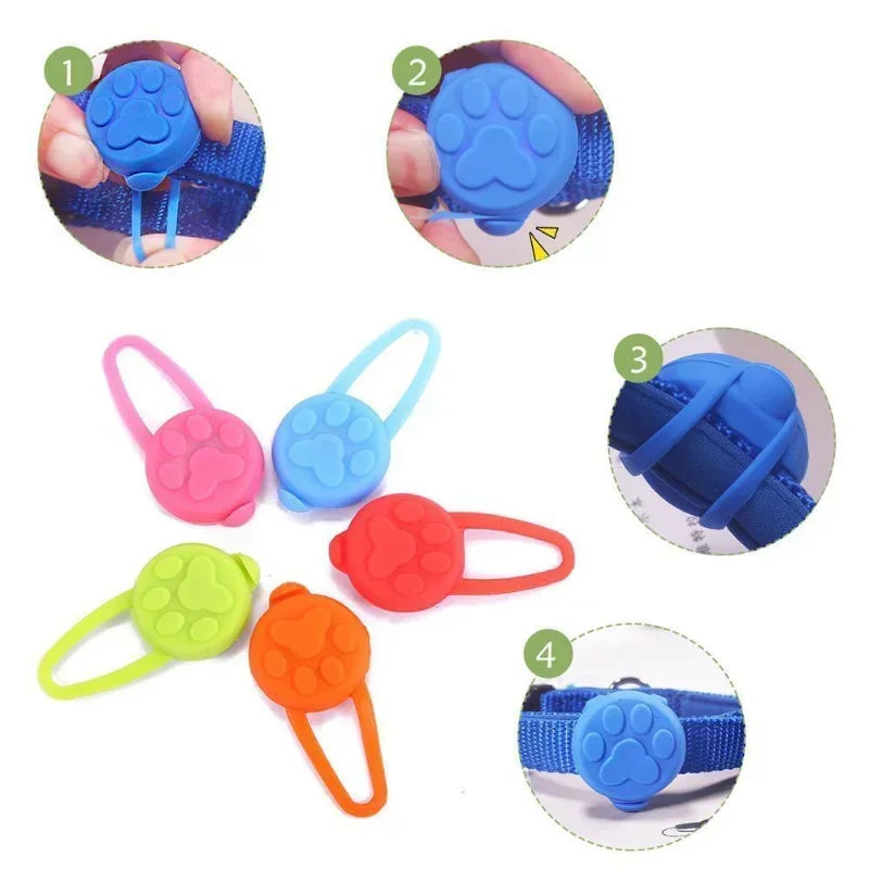 LED Pet Collar Pendant – Glowing Safety Flashlight for Dogs and Cats