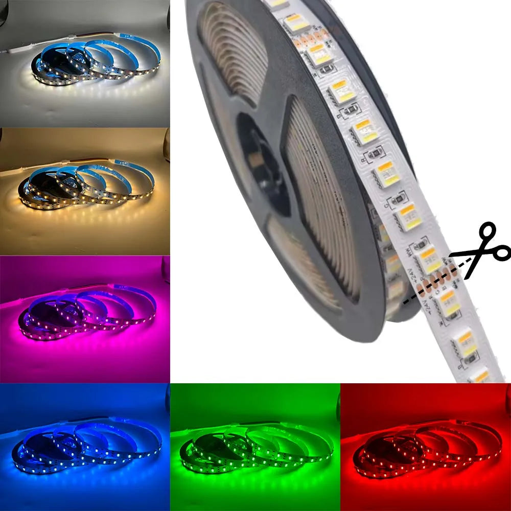 RGBCCT LED Strip Light – Waterproof Flexible Lighting for Home Decor