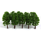 7cm Model Train Trees – Miniature Scenery for Architectural Dioramas