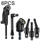 Flexible Drill Bit Extension Set – 105° Right Angle Adapter for Power Tools