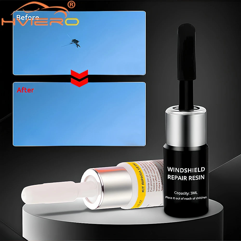 Windshield Repair Kit – Cracked Glass Scratch Restoration for Auto Care