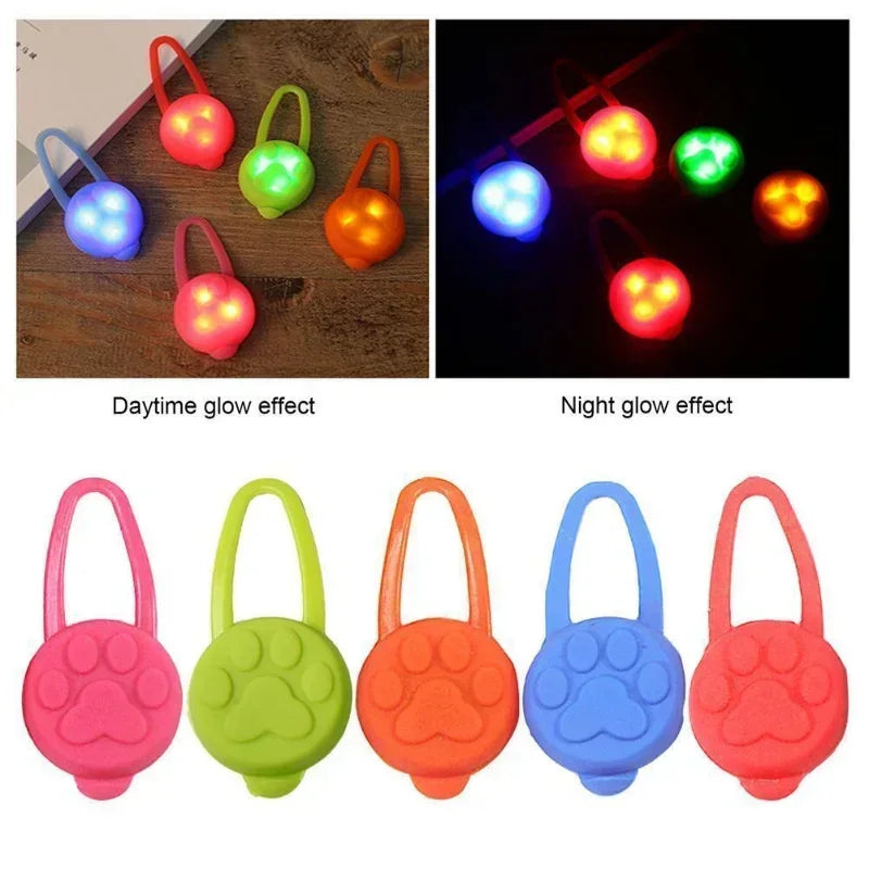LED Pet Collar Pendant – Glowing Safety Flashlight for Dogs and Cats
