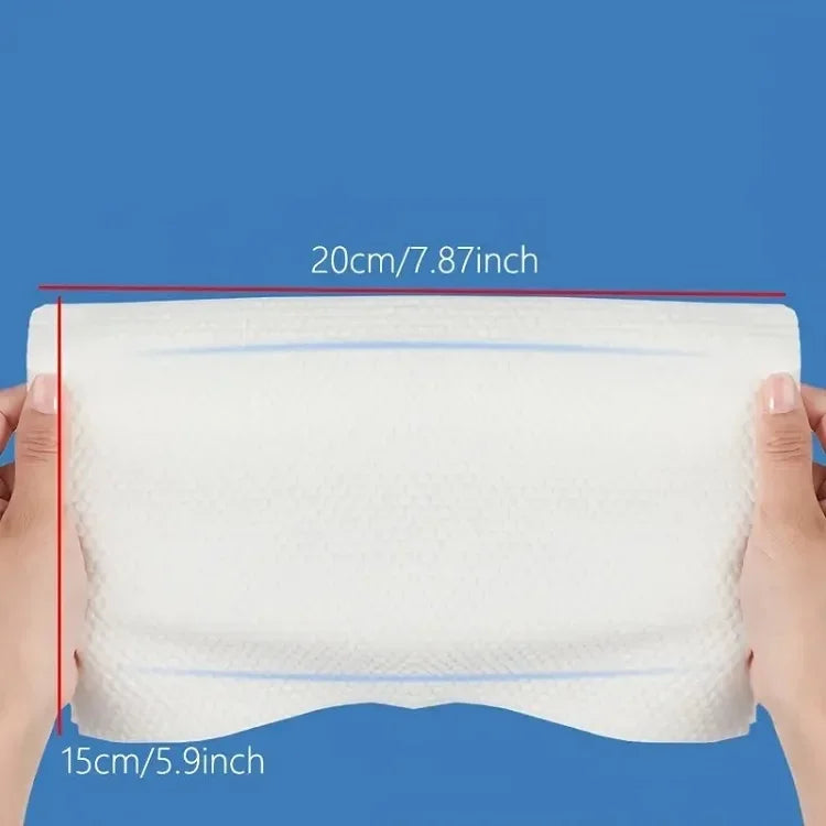 Soft Cotton Disposable Face Towels – Absorbent Rags for Skincare and Bathing
