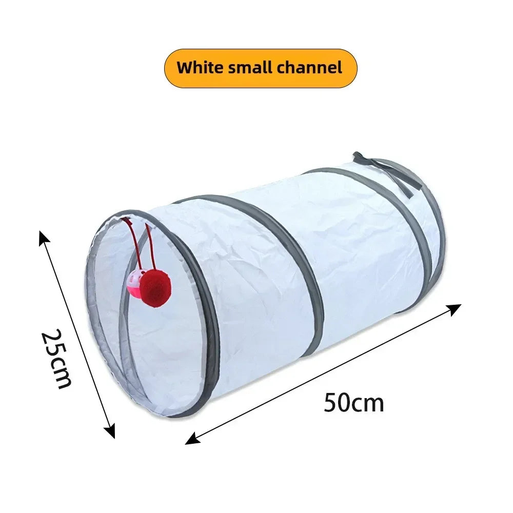 Foldable Pet Tunnel – Interactive Cat Toy for Indoor Training and Play