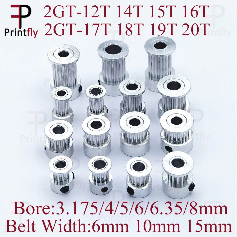GT2 Timing Pulley – Precision Metal Gear for 3D Printer Drive Belts