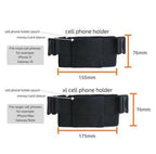 Slim Running Waist Belt – Stretchy Invisible Phone Pouch for Outdoor Sports