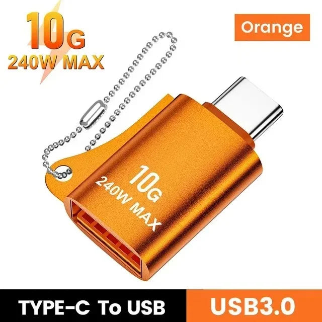 USB to USB-C Adapter – Fast Charging OTG Converter for Smartphones and Laptops