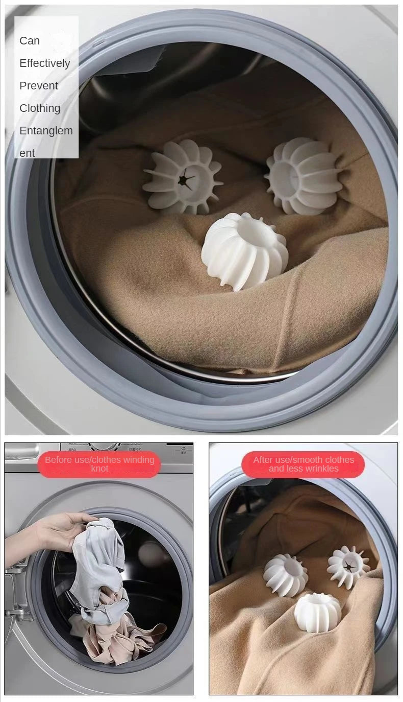 Silicone Laundry Balls – Reusable Pet Hair Remover for Washing Machines
