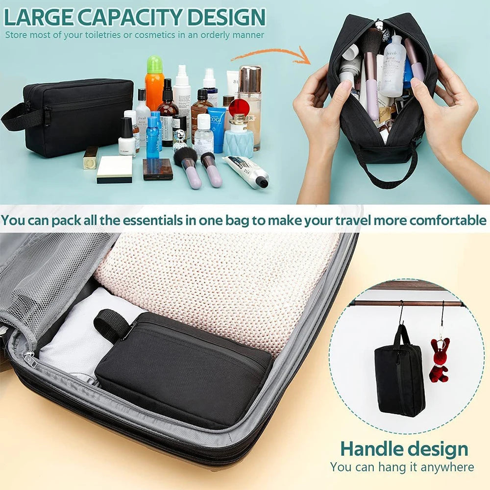 Waterproof Travel Toiletry Bag – Large Capacity Organizer for Men and Women