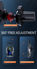 Wireless Car Phone Mount – Adjustable Magnetic Holder for Audi A4 B8
