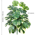 Artificial Monstera Plant – 104cm Plastic Palm Tree for Home Office Decor