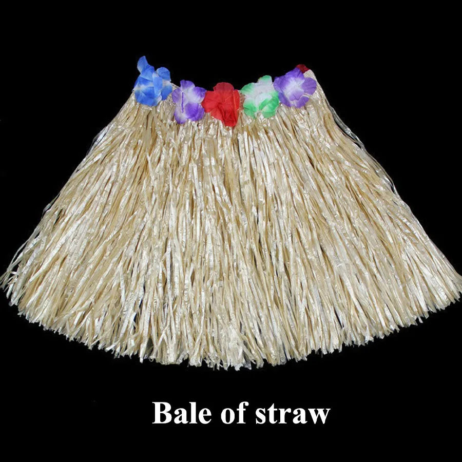 Hawaiian Hula Grass Skirt – Tropical Costume for Beach Parties and Luaus