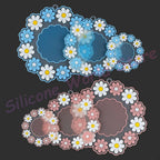 Sakura Daisy Silicone Coaster – Heat Resistant Placemat for Dining Tables
