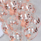Gold Glitter Confetti Latex Balloons – 12 Inch Decor for Wedding Birthday Party