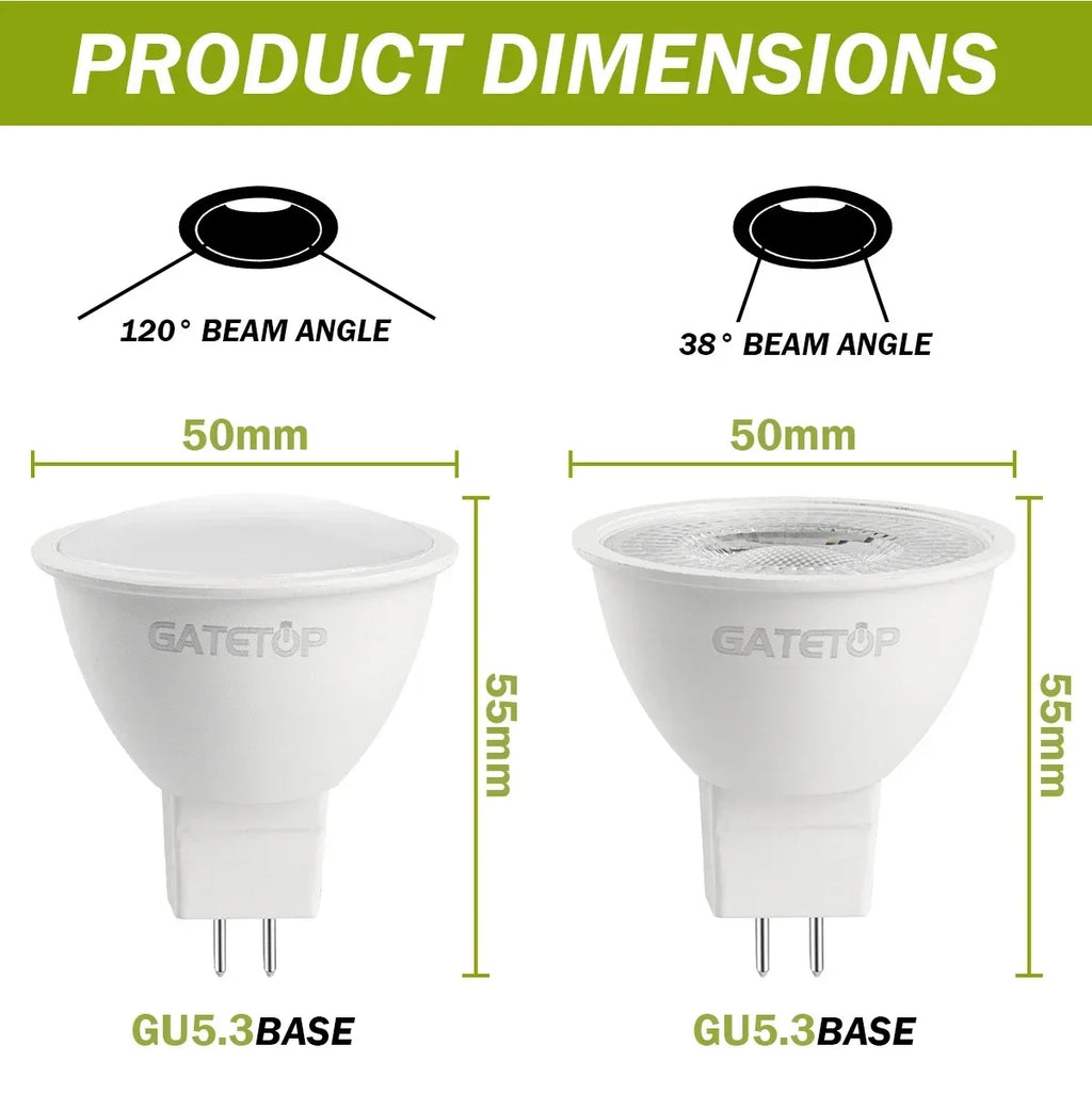 LED MR16 Spotlight Bulbs – Energy Efficient Lighting for Home Replacement