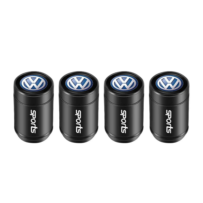 Alloy Tire Valve Caps – Dust Cover Accessories for Volkswagen Car Wheels