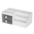 Transparent Cosmetic Organizer – Desktop Storage Drawers for Office Desks
