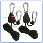 Camping Tent Rope Tensioners – Adjustable Ratchet Pulley for Awning Setup