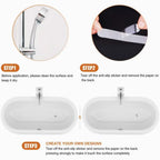 Transparent Anti-Slip Strips – Adhesive Safety Treads for Bathtubs and Stairs