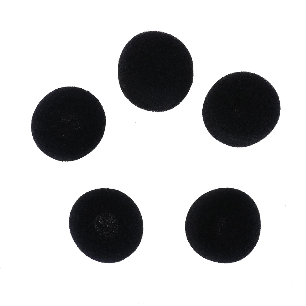 Soft Elastic Sponge Microphone Covers – Foam Windscreens for Headset Mics