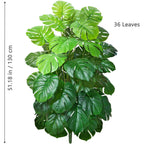 Artificial Tropical Leaf Plant – 60-103cm Potted Faux Greenery for Home Decor