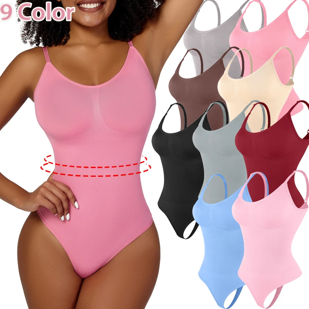 Tummy Control Shapewear Bodysuit – Invisible Slimming Underwear for Daily Wear
