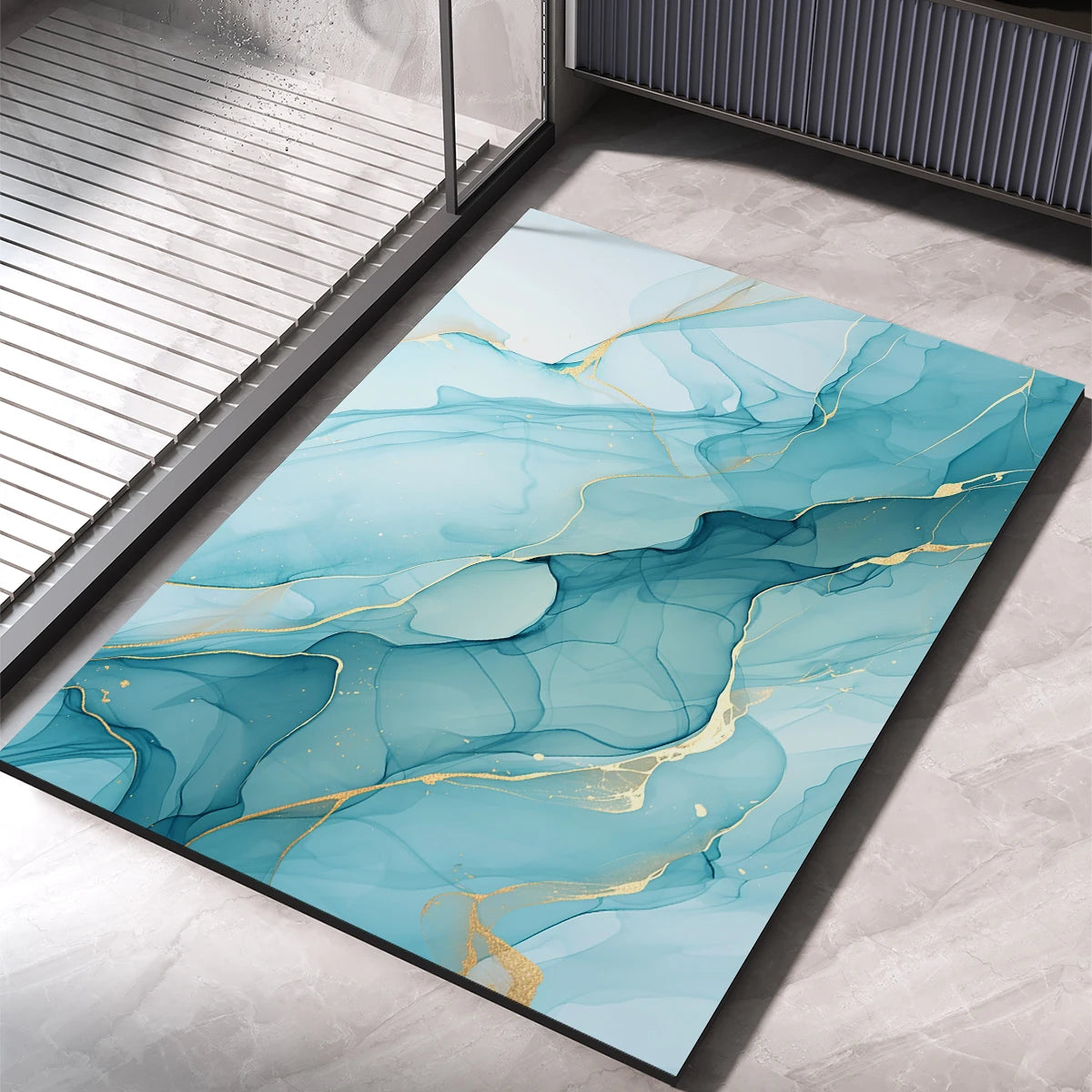 Absorbent Bath Mat – Non-Slip Quick Dry Rug for Bathroom and Shower
