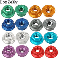 Aluminum Alloy Flange Lock Nut M4 – Universal Parts for 1/10 RC Crawler